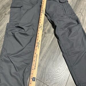 H M Cargo Jogger Pants Mens Small  34x30 Grey Regular Fit Tapered Stretch Size M
